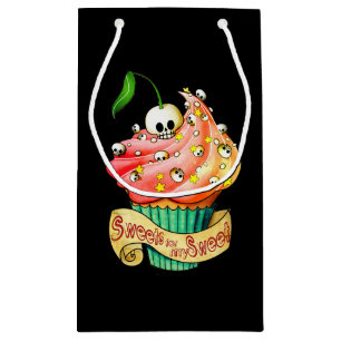 Sacola Para Presentes Pequena Cupcake doce e mortal