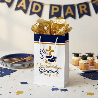 Sacola Para Presentes Pequena Custom year Christian Graduation