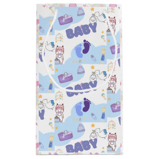 Sacola Para Presentes Pequena Cute Baby Shower Gift Bag