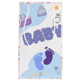 Sacola Para Presentes Pequena Cute Baby Shower Gift Bag