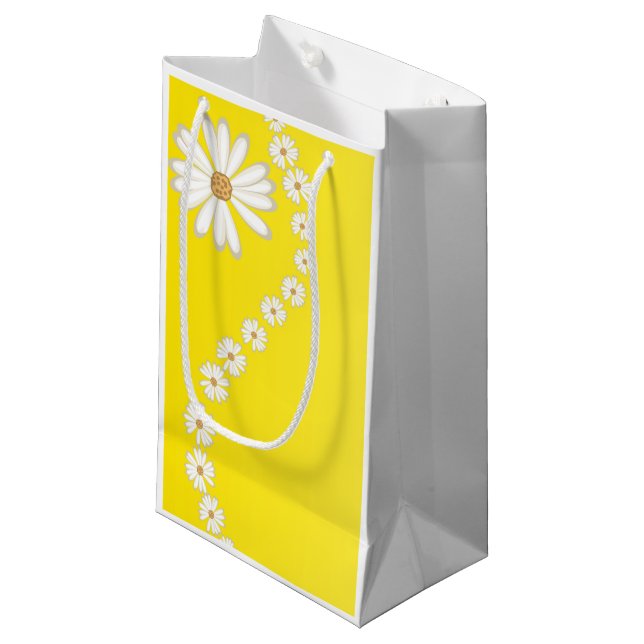 Sacola Para Presentes Pequena Daisies Gift Bag (Frente inclinada)