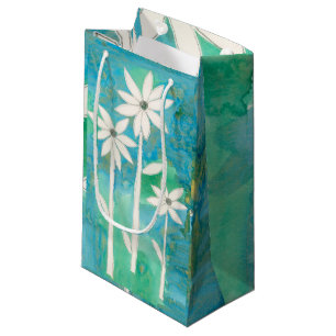 Sacola Para Presentes Pequena Daisies II