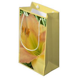 Sacola Para Presentes Pequena DAYLILY "Blond Baby" — Cor de laranja verde amarel