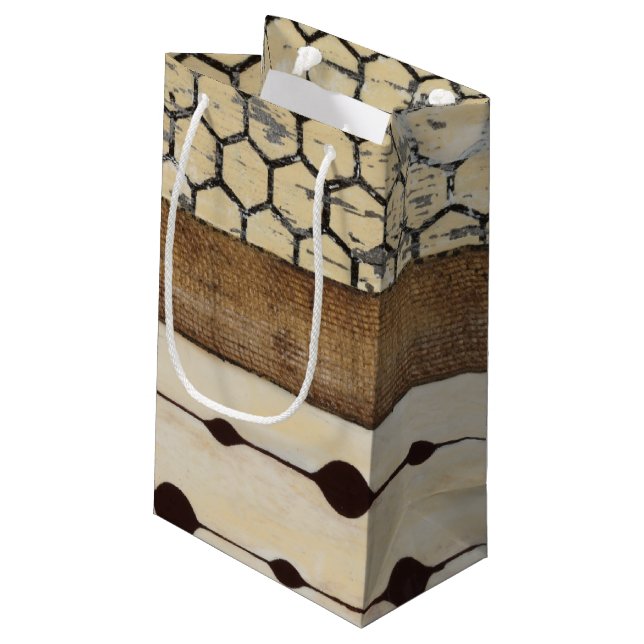 Sacola Para Presentes Pequena Dazzle II (Verso inclinado)