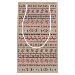 Sacola Para Presentes Pequena décor de Noël