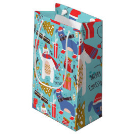 Sacola Para Presentes Pequena Decoração de Natal