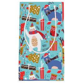 Sacola Para Presentes Pequena Decoração de Natal