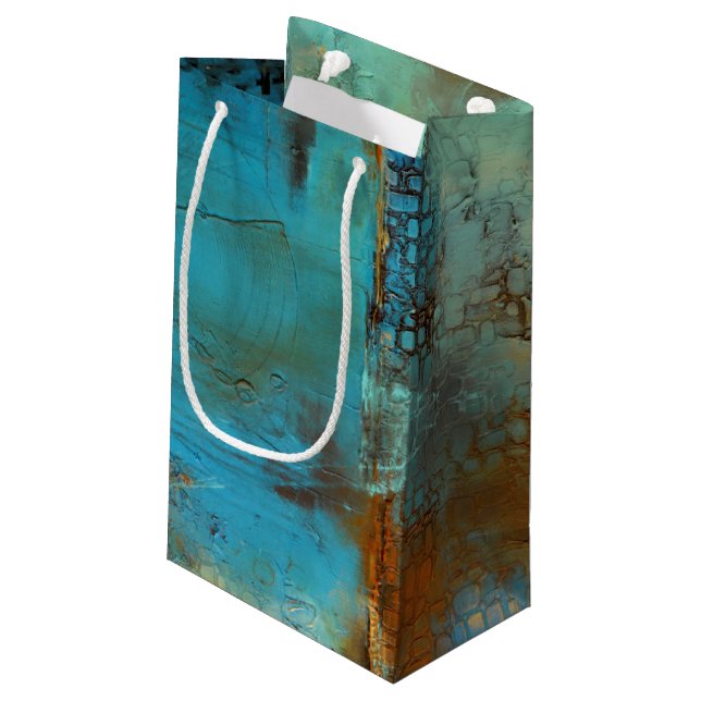 Sacola Para Presentes Pequena Deja Blue (Verso inclinado)