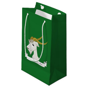 Sacola Para Presentes Pequena Desenhos animados bonitos da cabra selvagem