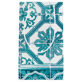 Sacola Para Presentes Pequena Design azul português tradicional dos azulejos