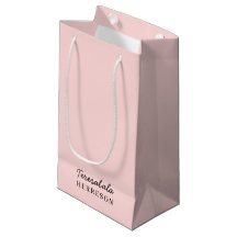 Design de Monograma Rosa Moderno