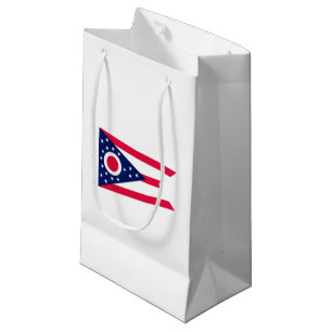 Sacola Para Presentes Pequena Design de Sinalizador do Estado de Ohio