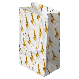 Sacola Para Presentes Pequena Design do girafa