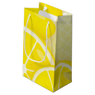 Sacola Para Presentes Pequena Design do limão