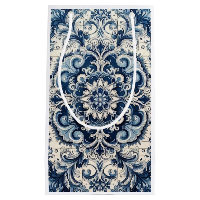 Sacola Para Presentes Pequena Design português (Frente)