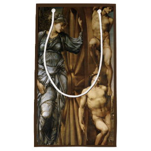 Sacola Para Presentes Pequena Deusa girando a roda da fortuna (Burne-Jones)