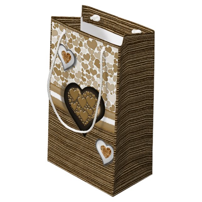 Sacola Para Presentes Pequena Dia de as mães Gift Bag (Verso inclinado)