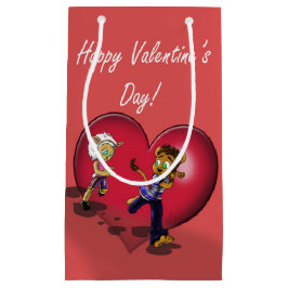 Sacola Para Presentes Pequena Dia de os namorados animal