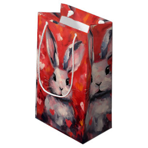 Sacola Para Presentes Pequena Dia de os namorados Bunny