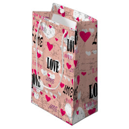 Sacola Para Presentes Pequena Dia de os namorados Love