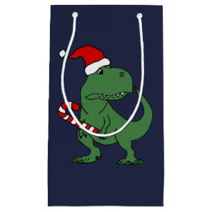 Sacola Para Presentes Pequena Dinossauro de T-rex do divertimento no saco do
