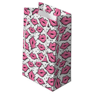 Sacola Para Presentes Pequena Distribuidor de batom e suprimentos de beleza Kiss