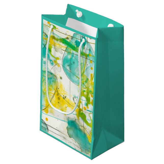 Sacola Para Presentes Pequena Divisão II (Frente inclinada)