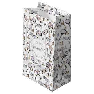 Sacola Para Presentes Pequena Doce Pequeno Tema De Um Docinho Primeiro Favor De