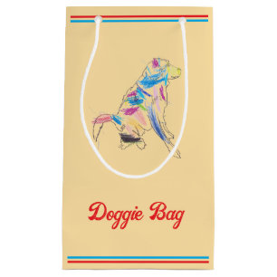 Sacola Para Presentes Pequena Doggie Bag