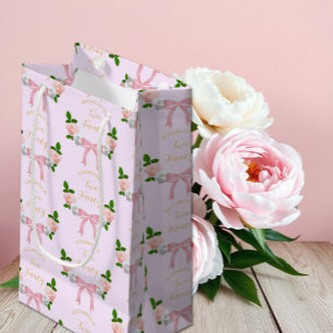 Sacola Para Presentes Pequena Dois Arcos de Rico Floral Birthday