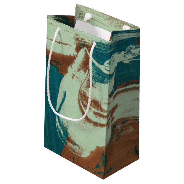 Sacola Para Presentes Pequena Dois para norte (Verso inclinado)