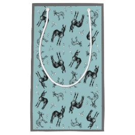 Sacola Para Presentes Pequena Donkeys e Dandelions