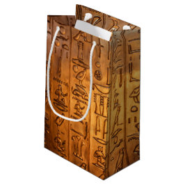 Sacola Para Presentes Pequena Dourado guião egípcio de 'Gift Bag'