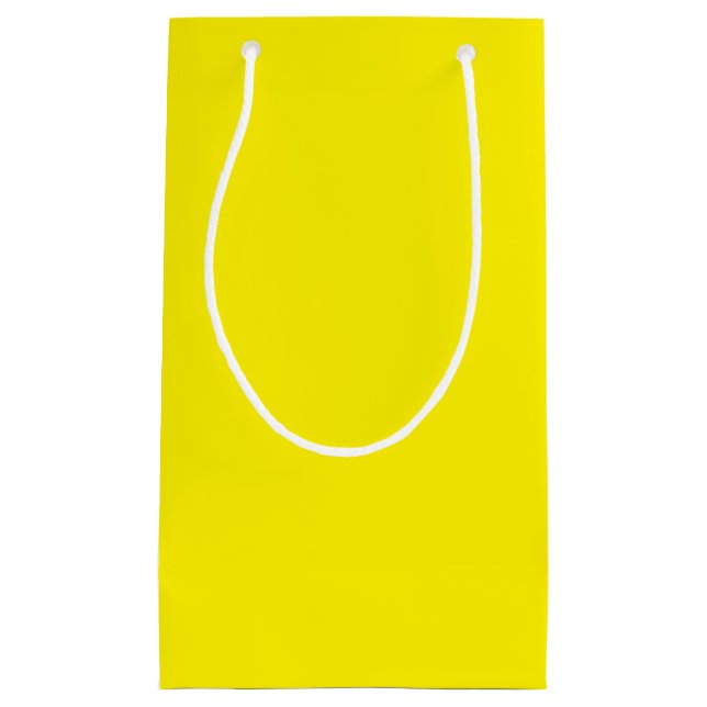 Sacola Para Presentes Pequena Dourado pálido, pera, amarelo arenoso, (Frente)