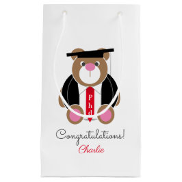 Sacola Para Presentes Pequena Doutorado em parabéns de filosofia