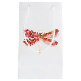 Sacola Para Presentes Pequena Dragonfly com joalheria sakura