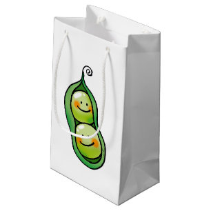 Sacola Para Presentes Pequena Duas ervilhas em um vagem