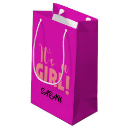 Sacola Para Presentes Pequena É uma garota Sarah