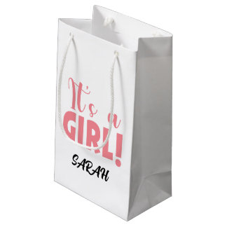 Sacola Para Presentes Pequena É uma garota Sarah