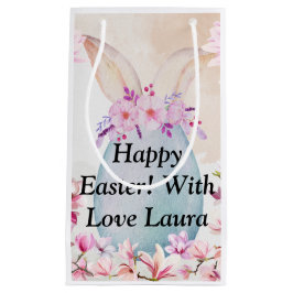 Sacola Para Presentes Pequena Easter egg blue