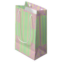 Easter Pastel Cross Design Gift Bag