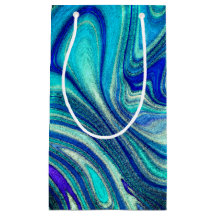 Elegante Aquamarine Paua Rainbow Shell Inspirado