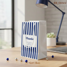 Elegante Listras Verticais Azul Marinho Empresaria