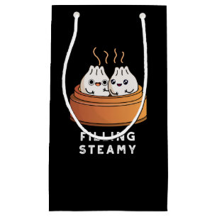 Sacola Para Presentes Pequena Enchendo Engraçado Engraçado Engraçado Dimsum Bao 
