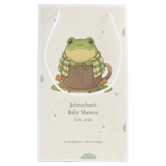 Sacola Para Presentes Pequena Encontro Florestal Personalizado com Zochi