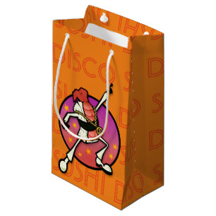 SACOLA PARA PRESENTES PEQUENA ENGRAÇADO DISCO SUSHI PEQUENO SACO DE PRESENTE
