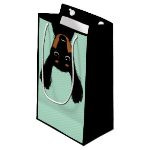 Sacola Para Presentes Pequena Engraçado, Longa Cabeça Dachshund Puppy