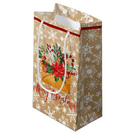Sacola Para Presentes Pequena envelope de Natal em papel de saco
