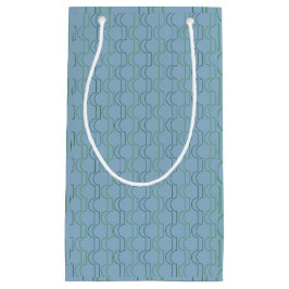 Sacola Para Presentes Pequena Escalas verdes