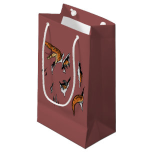 Sacola Para Presentes Pequena Escape do Velociraptor
